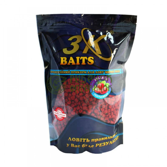 3Kbaits Pellets 6 мм (полуниця) 800 г.