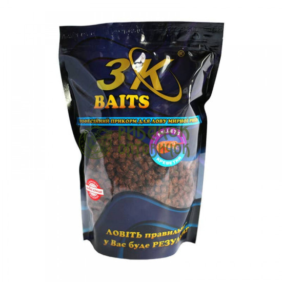 3Kbaits Pellets 6 мм (креветка) 800 г.