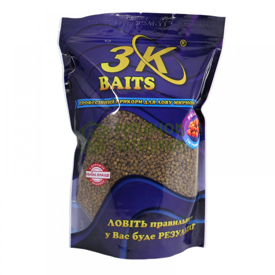 3Kbaits Pellets 2 мм TIGER NUT (тигровий горіх) 800 г.