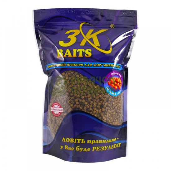 3Kbaits Pellets 4 мм TIGER NUT (тигровий горіх) 800 г.