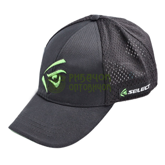 Кепка Select зелений лого ц: black
