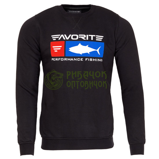 Реглан Favorite SB4 (свитшот) XL прямоугол. логотип к:black
