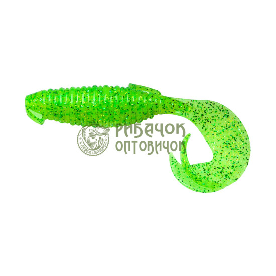Keitech Flapper Grub 4 (7 шт/уп) к:424 lime chartreuse