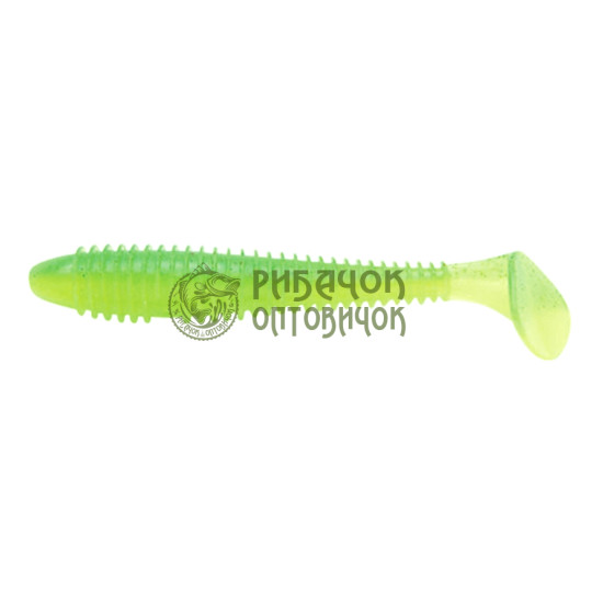 Keitech Swing Impact FAT 3.8 (6 шт/уп.) к:424 lime chartreuse
