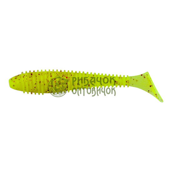 Keitech Swing Impact FAT 3.3 (7 шт/уп.) к:pal#01 chartreuseredflake