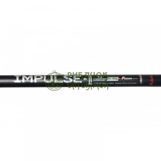 Вудилище фідерне Daster "IMPULS-II"+3 tips 3.60m 60-160g