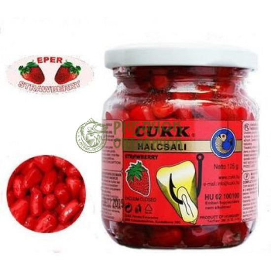 Cukk Кольорова кукурудза (220 мл.) Полуниця (червона)