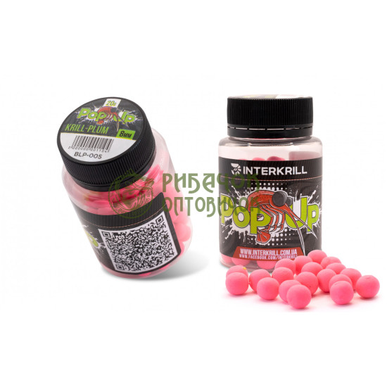 Бойли 8мм Pop-up "Krill Plum", 20 г