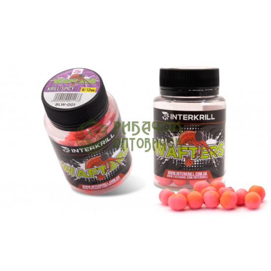 Бойли 8/12мм Wafters "Krill Spicy", 25 г