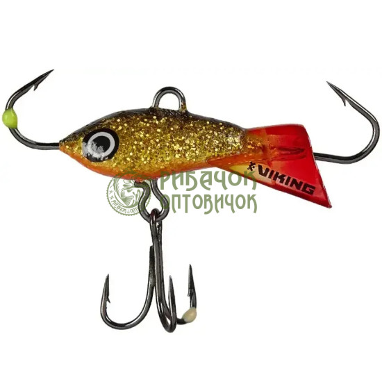 Балансир Viking Fishing Yeti Ice Jig 20mm 3.0g #10 Golden Dark