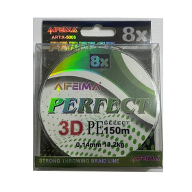 Шнур "PERFECT 3D" (зелений, 8-х жильный) 150 m / 0.14 mm 13.2 kg