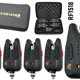 Набір сигналізаторів GLADIATOR BL1518 4+1 Black з пейджером+Bluetooth