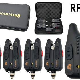 Набір сигналізаторів GLADIATOR RF1118 4+1 Black з пейджером