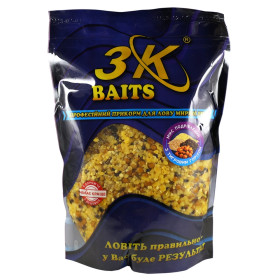 3Kbaits Подрібнений Зерновий МІКС (з тигровим горіхом) 1000г. (7шт/ящ)