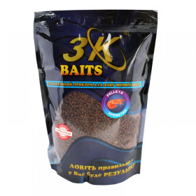 3Kbaits Pellets 2 мм (креветка) 800 г.