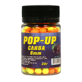 Бойл "3KBaits" Pop-Up 6мм (слива) 20г