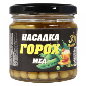 3Kbaits Насадка "Горох" Premium (мед) 200мл