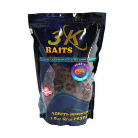 3Kbaits Pellets 8 мм (креветка) 800 г.