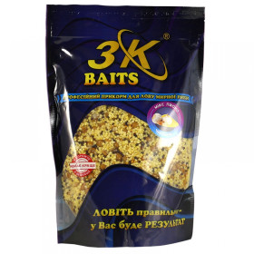 3Kbaits Зерновий МіКС Пшоно (часник) 1000г. (7шт/ящ)