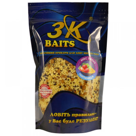 3Kbaits Зерновий МіКС Пшоно (полуниця) 500г. (14шт/ящ)