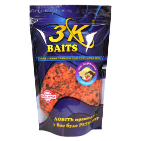 3Kbaits Подрібнений Зерновий МІКС (полуниця) 500г. (14шт/ящ)