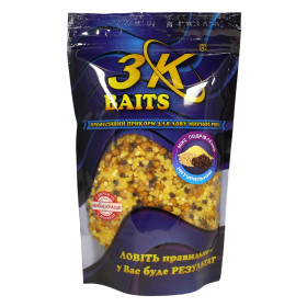 3Kbaits Подрібнений Зерновий МІКС (натуральний) 500г. (14шт/ящ)