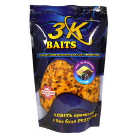 3Kbaits Подрібнений Зерновий МІКС (слива) 500г. (14шт/ящ)