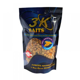 3Kbaits Зерновий МіКС КУКУРУДЗА (з горохом) 500г.