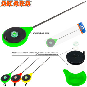 Вудка зимова AKARA Ice Team Green