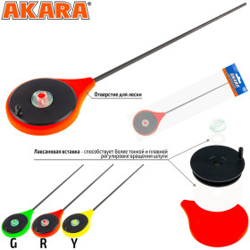 Вудка зимова AKARA Ice Team Red