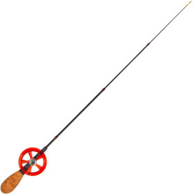 Вудка зимова AKARA Ledeer F 535 з котушкою Red (без кивкова хлист Hi Carbon fast teleskop 2 составний) вага 22г. довжина 45см.