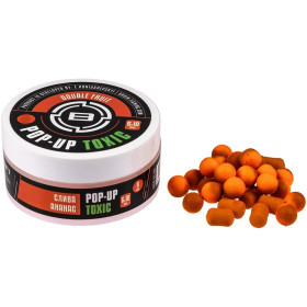 Бойли Brain Toxic Pop-Up Double Fruit (cлива + ананас) 10mm + 8x12mm 34g