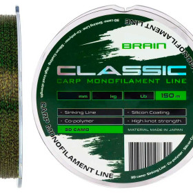Волосінь Brain Classic Carp Line 3D camo 150m 0,28mm 7,9kg 18lb