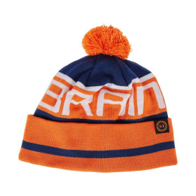Шапка Brain з помпоном 58 к:blue/orange