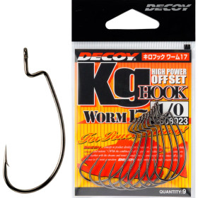 Гачок Decoy Worm17 Kg Hook 02, 9 шт/уп.
