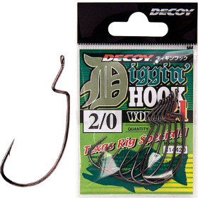 Гачок Decoy Worm21 Digging Hook #4/0 (5 шт/уп)