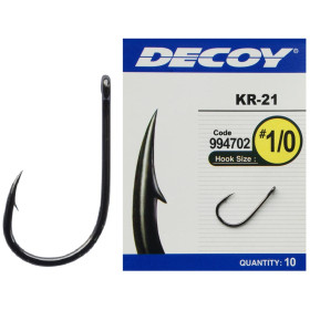 Гачок Decoy KR-21 Black Nickeled 05, 12 шт/уп