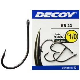 Гачок Decoy KR-23 Black Nickeled 05, 12 шт/уп