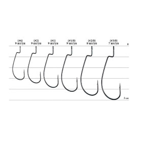 Гачок Decoy Worm15 Dream Hook #1/0 (9 шт/уп)