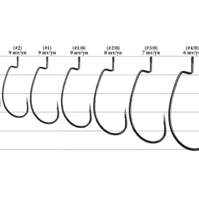 Гачок Decoy Worm17 Kg Hook 01, 9 шт/уп.