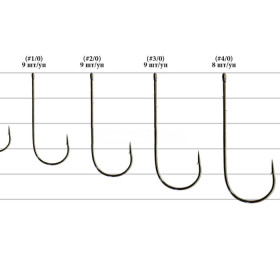 Гачок Decoy Worm4 Strong Wire #1/0 (9 шт/уп)