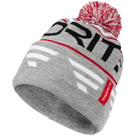 Шапка Favorite помпон Gray 56 Black Logo