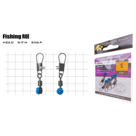 Кріплення,що ковзає Fishing ROI head with snap S (20уп/кор) (М707)