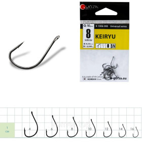 Гачок Gurza KEIRYU-RING BN # 10 10 шт. х 10