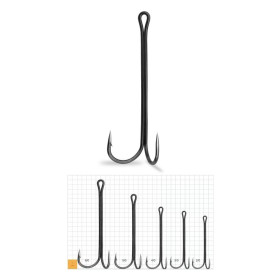 Gurza Double Hook Х - Long Shank # 1 BN 25 шт.