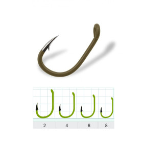 Гачок Gurza SELECT CARP C Ring (Camou) # 4 5 шт. х 10