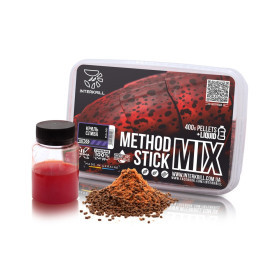 Пелетс "METHOD/STICK MIX" 400г + (Ліквід Криль-Слива, 50г)
