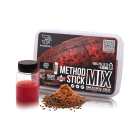 Пелетс "METHOD/STICK MIX" 400г + (Ліквід Криль-Монстер Краб, 50г)