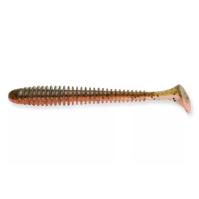 Keitech Swing Impact 4" (8 шт/уп) к:438 green pumpkin fire