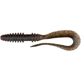 Keitech Mad Wag Mini 2.5" #207 Green Pumpkin PP. FLK (12 шт/уп.)